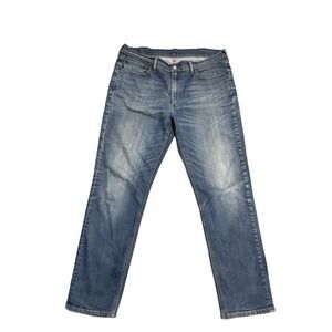 Levis 541 Jeans Mens 38x34 Blue Denim Athletic Fit Straight Leg Medium Wash